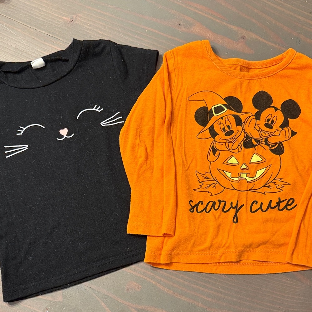 Halloween Themed Kids Long Sleeve Shirts